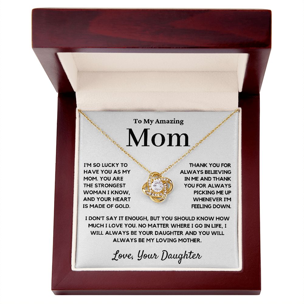 Mom Gift from Daughter, No Matter Where I Go