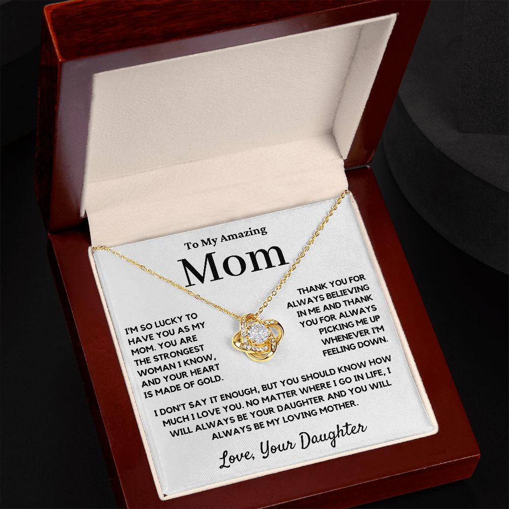 Mom Gift from Daughter, No Matter Where I Go