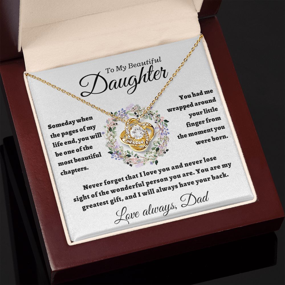 To My Daughter - My Greatest Gift, gold lux, hgs037.8