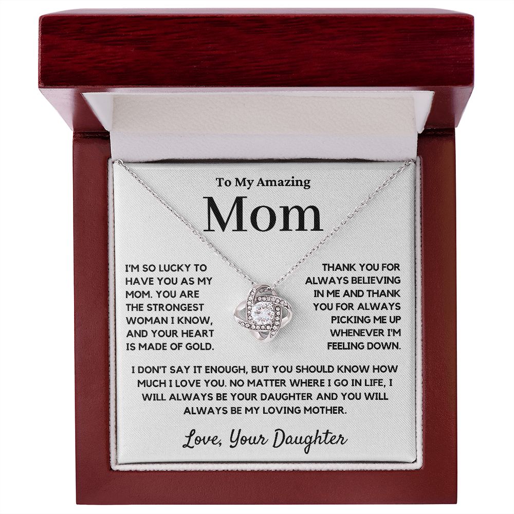 Mom Gift from Daughter, No Matter Where I Go