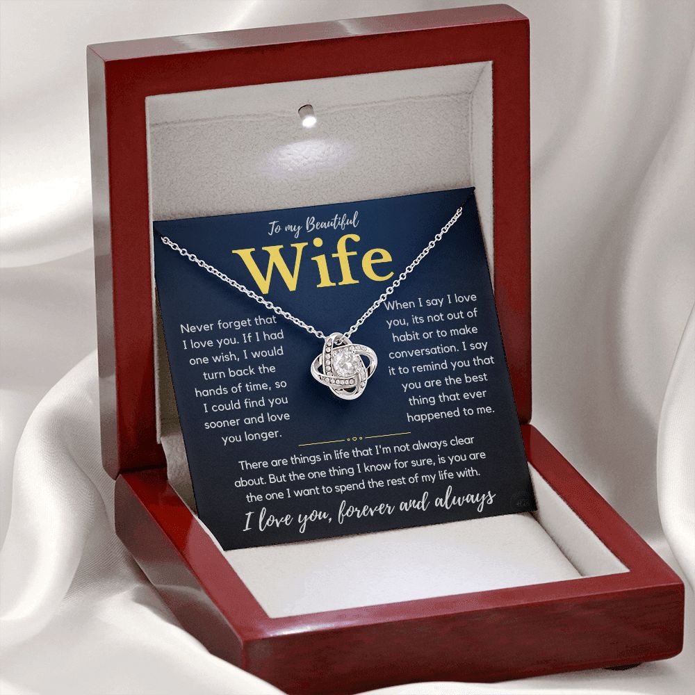 To My Beautiful Wife, Never Forget that I Love You