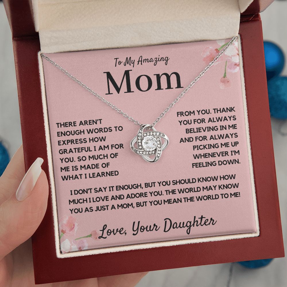 Mom Gift from Daughter Mom Gift, Mom Necklace, Mom Birthday Gift from Daughter, Mom Gift from Son, Mother's Day Gifts