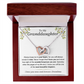 Granddaughter, keep me in your heart - Interlocking Hearts Necklace, hgs028.3