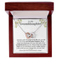 Granddaughter, keep me in your heart, from LUNA - Interlocking Hearts Necklace, hgs028.4.2
