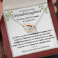 Granddaughter, keep me in your heart - Interlocking Hearts Necklace, hgs028.41