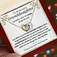 Granddaughter, keep me in your heart - Interlocking Hearts Necklace, hgs028.41