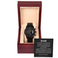 Dad, if I could give you one thing, from Daughter - Black Chronograph Watch
