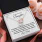 Precious Daughter, from Mom, God's way - Interlocking Hearts Necklace, hgs022