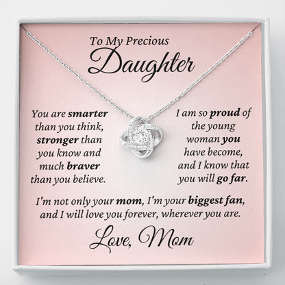 Precious Daughter, I'm so proud, Love Mom, hgs014