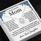 mom love knot necklace gift