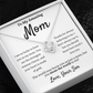 Amazing Mom, you mean the world to me, from Son -Love Knot Necklace, wht