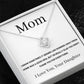 mom love knot necklace gift