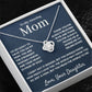 mom love knot necklace gift