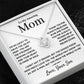 mom love knot necklace gift