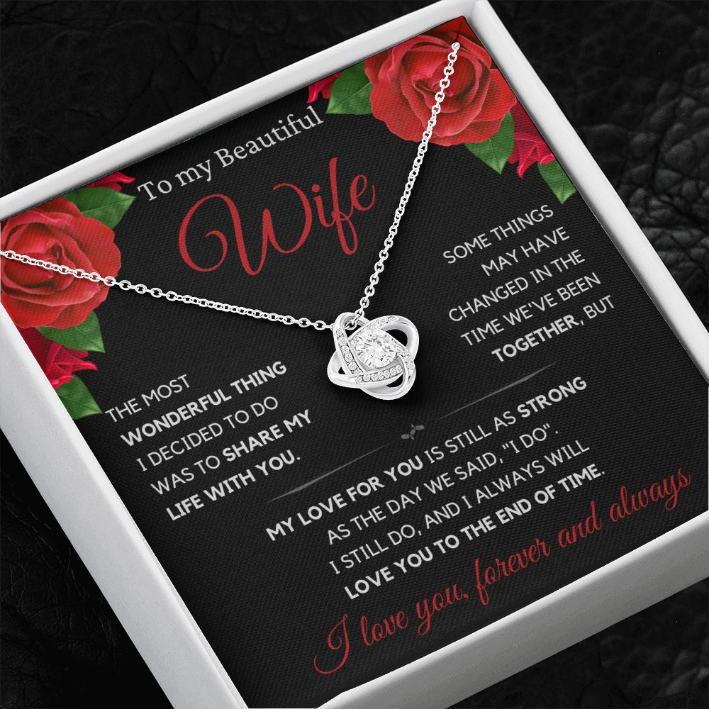 Beautiful Wife Gift, I still do -blk,rose