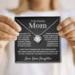 mom love knot necklace gift