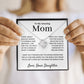 mom gift from daughter, not enough words