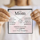 Mom, I love you endlessly, from daughter | soft pink clouds