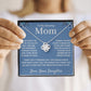 mom love knot necklace gift