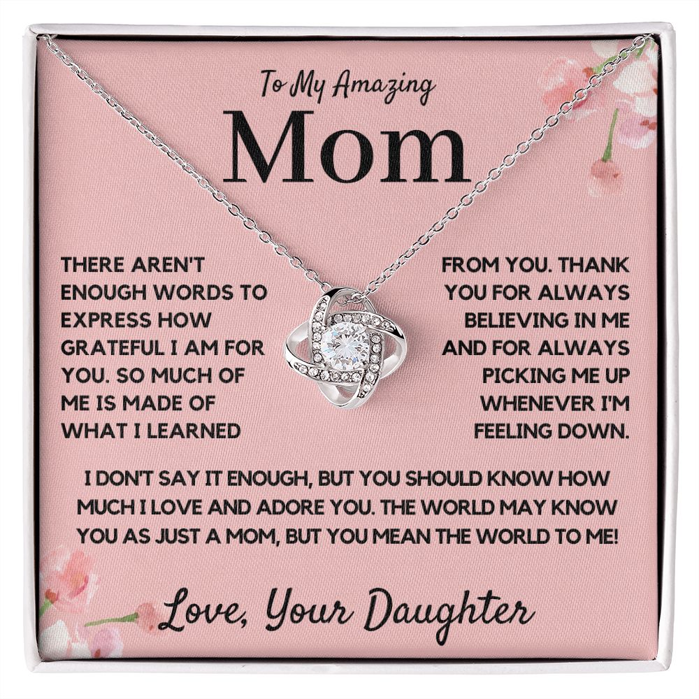Mom Gift from Daughter Mom Gift, Mom Necklace, Mom Birthday Gift from Daughter, Mom Gift from Son, Mother's Day Gifts