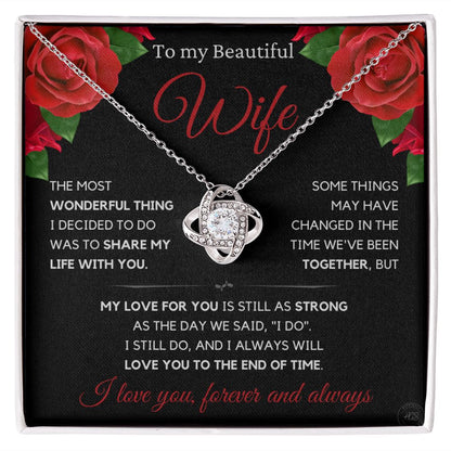 Beautiful Wife Gift, I still do -blk,rose