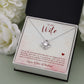 You are the most beautiful thing- Love Knot necklace Jewelry 