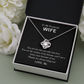 Wonderful Wife - Love Knot Necklace blk