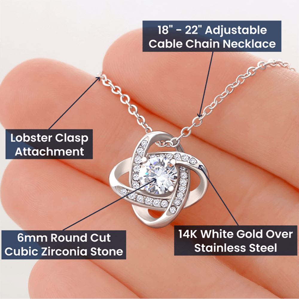 Proud to be your husband - Love Knot necklace Jewelry 