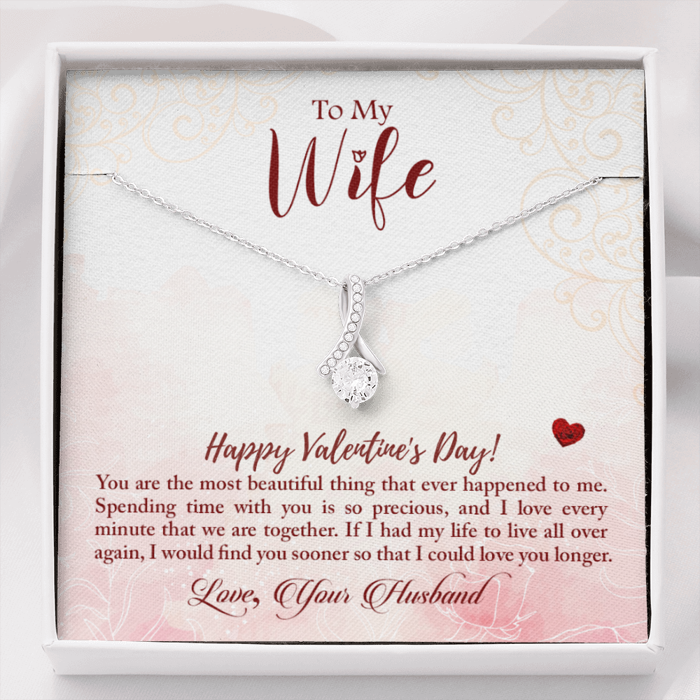 You are the most beautiful thing - Alluring Beauty Valentine necklace