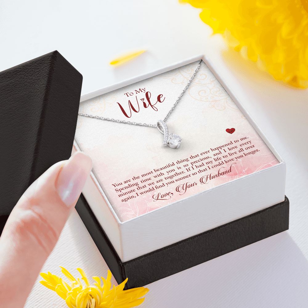 You are the most beautiful thing- Alluring Beauty necklace Jewelry 