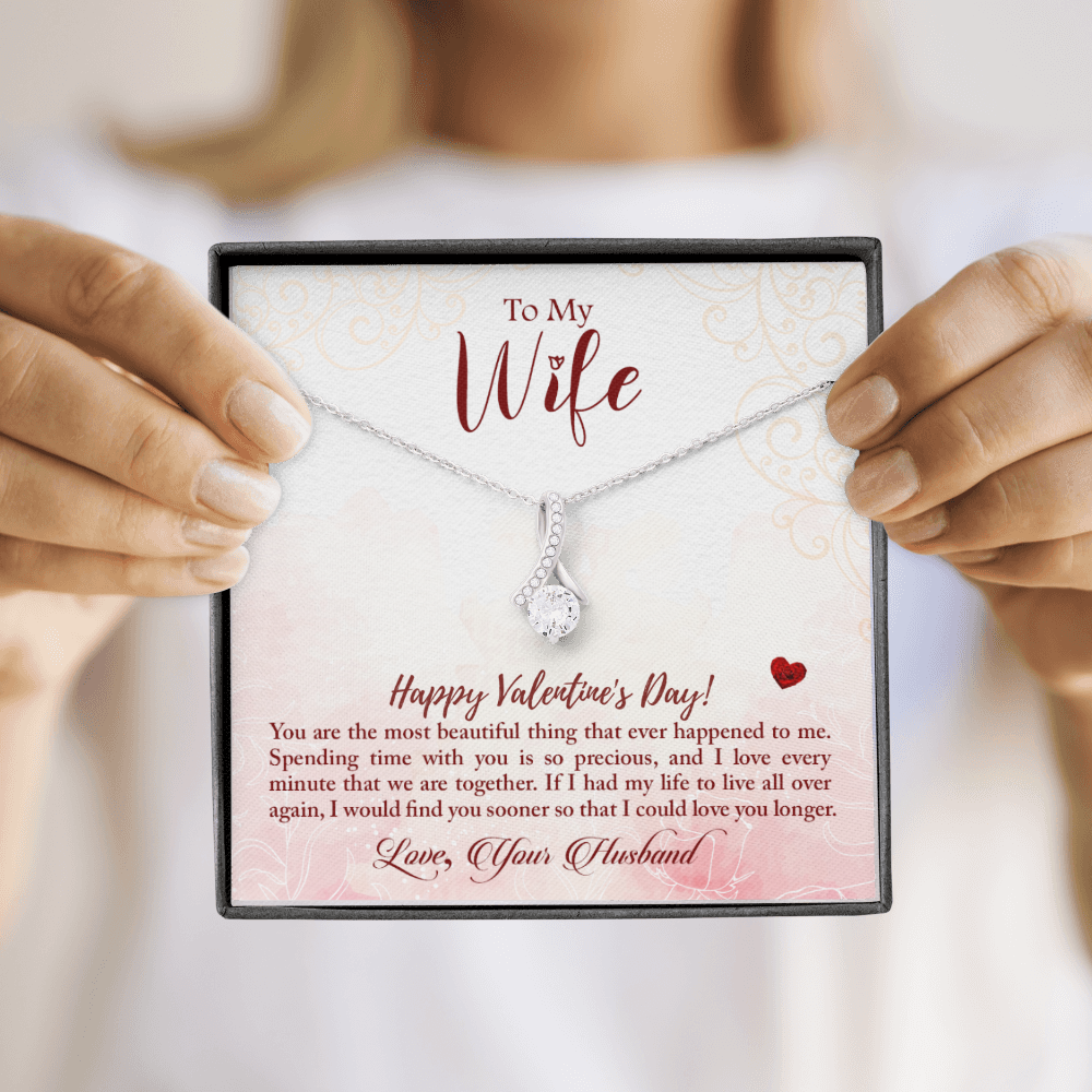 You are the most beautiful thing - Alluring Beauty Valentine necklace