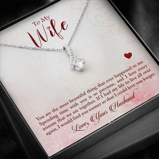 You are the most beautiful thing- Alluring Beauty necklace Jewelry 
