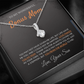Wonderful Bonus Mom from Son - Alluring Beauty Necklace, blk, org