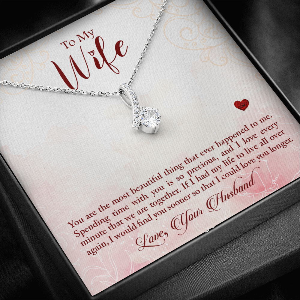 You are the most beautiful thing- Alluring Beauty necklace
