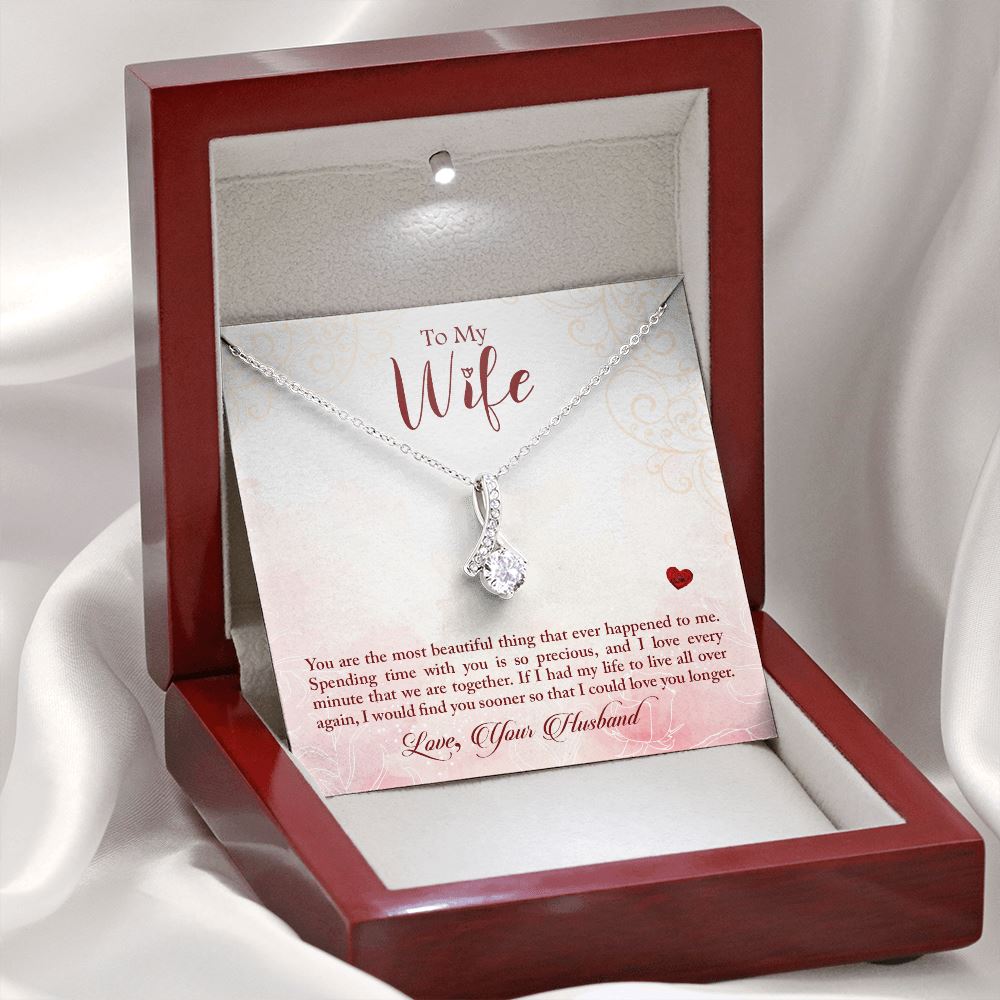 You are the most beautiful thing- Alluring Beauty necklace Jewelry 