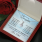 Precious Daughter, from Dad - Alluring Beauty Necklace | Graduation | Engagement | Moving Out | New Home | Birthday Gift for Daughter, hgs009