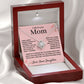 Mom Gift from Daughter Mom Gift, Mom Necklace, Mom Birthday Gift from Daughter, Mom Gift from Son, Mother's Day Gifts