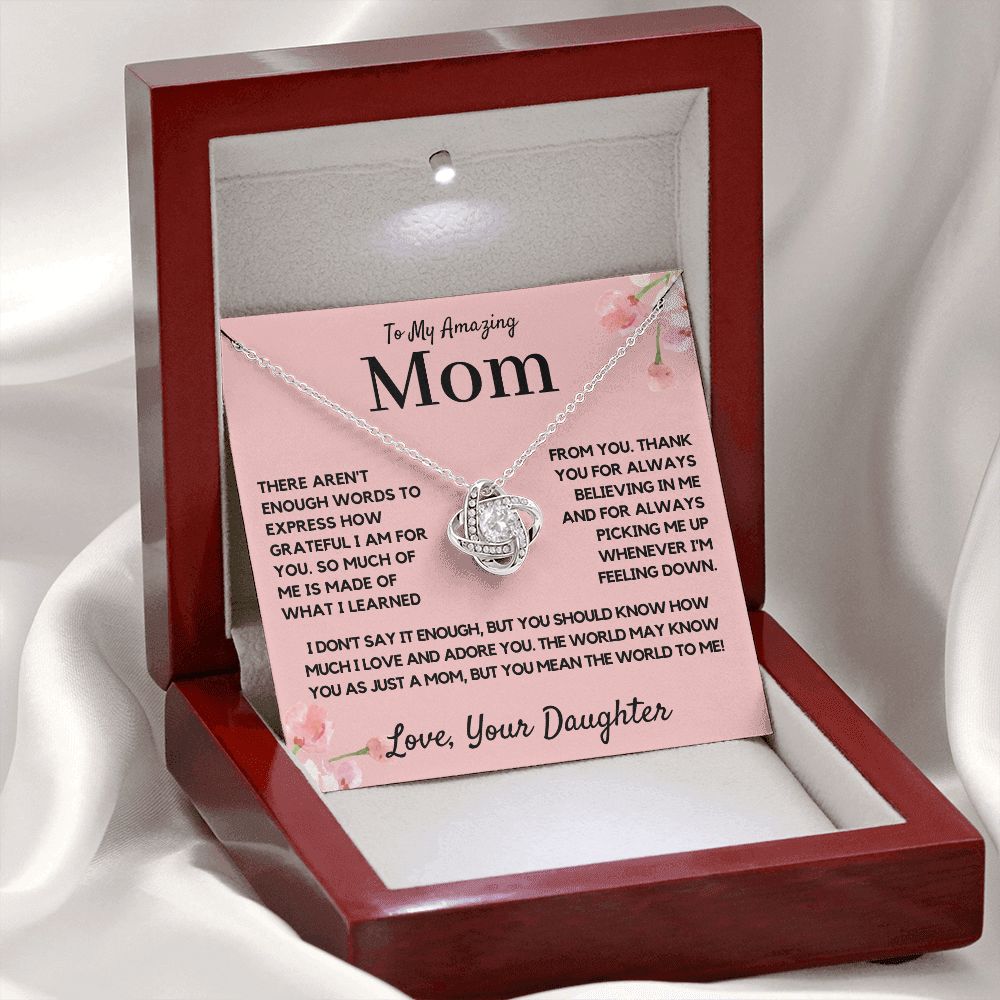 Mom Gift from Daughter Mom Gift, Mom Necklace, Mom Birthday Gift from Daughter, Mom Gift from Son, Mother's Day Gifts