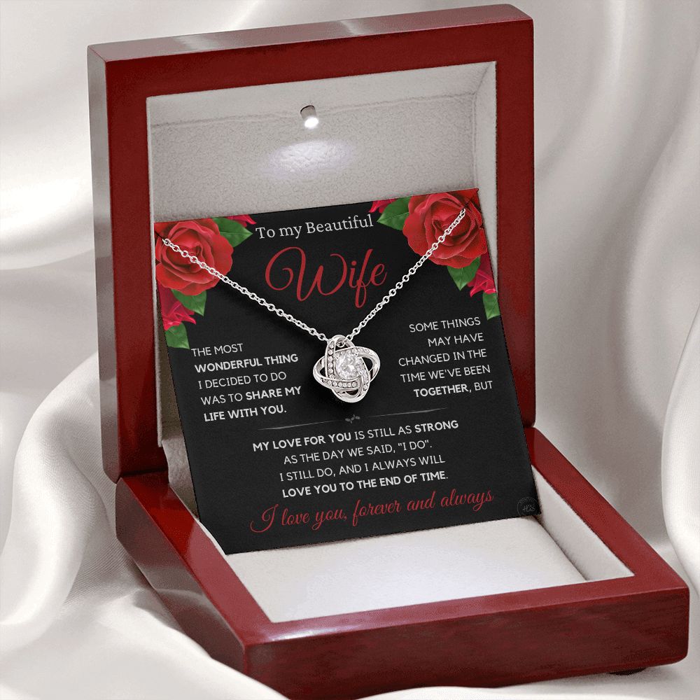 Beautiful Wife Gift, I still do -blk,rose