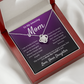 Amazing Mom, you mean the world to me - Love Knot Necklace, ppl