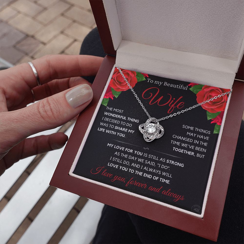 Beautiful Wife Gift, I still do -blk,rose