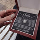 mom love knot necklace gift