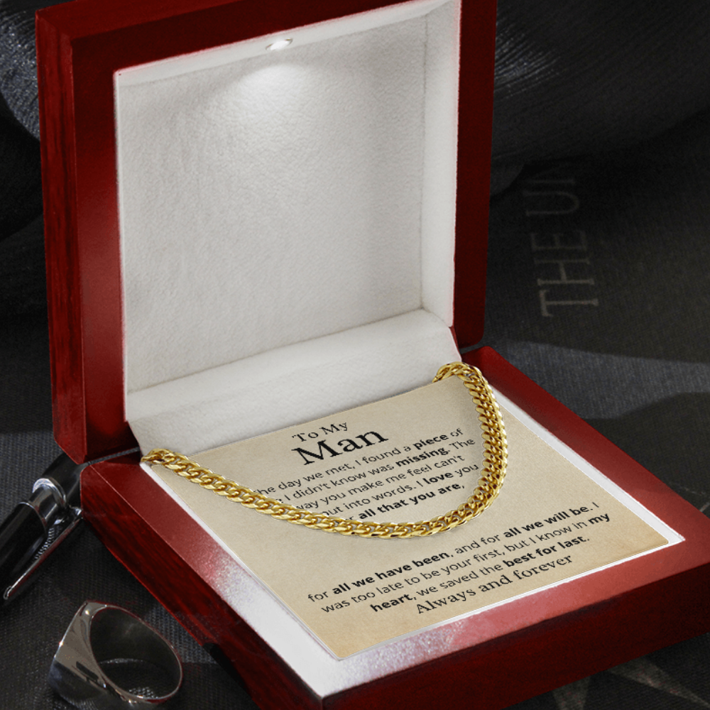 My Man, We Saved the Best For Last - Cuban Link Chain, hgs012.1.1